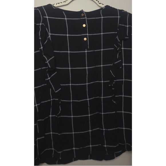 Nearly New! A New Day Long Sleeve Ruffle Detail Blouse - Picture 8 of 10